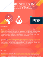Basic Skills in Volleyball