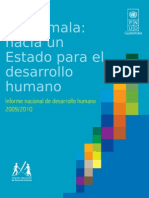 Informe Nacional de Desarrollo Humano 2009-2010, Guatemala