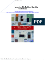 Full Download Macroeconomics 9th Edition Mankiw Test Bank PDF Full Chapter