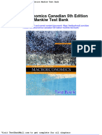 Full Download Macroeconomics Canadian 5th Edition Mankiw Test Bank PDF Full Chapter