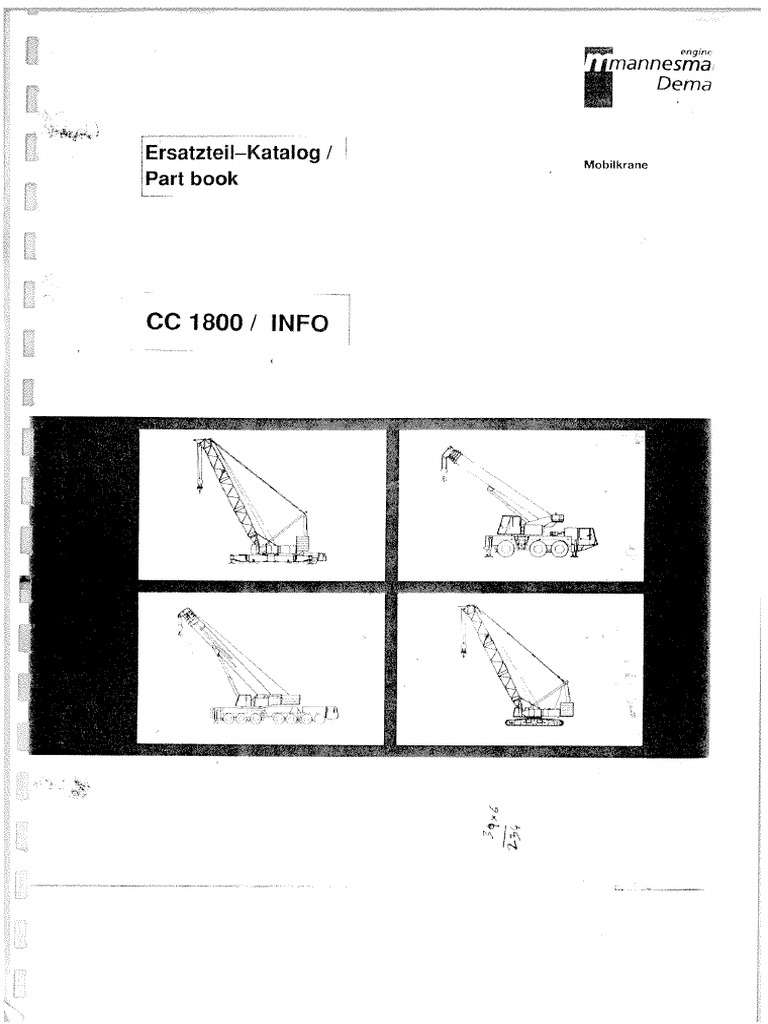 Demag cc1800 Parts | PDF
