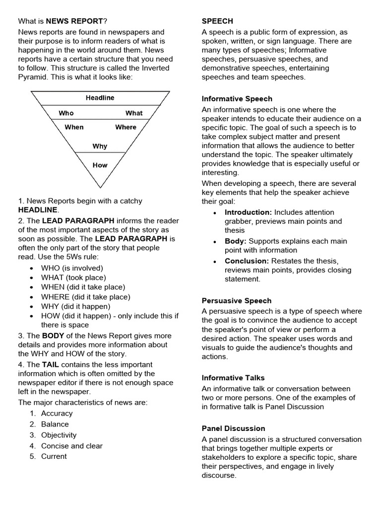 What is news report pdf plot narrative orpheus