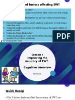 L9 - Improving Accuracy of EWT Cognitive Interview