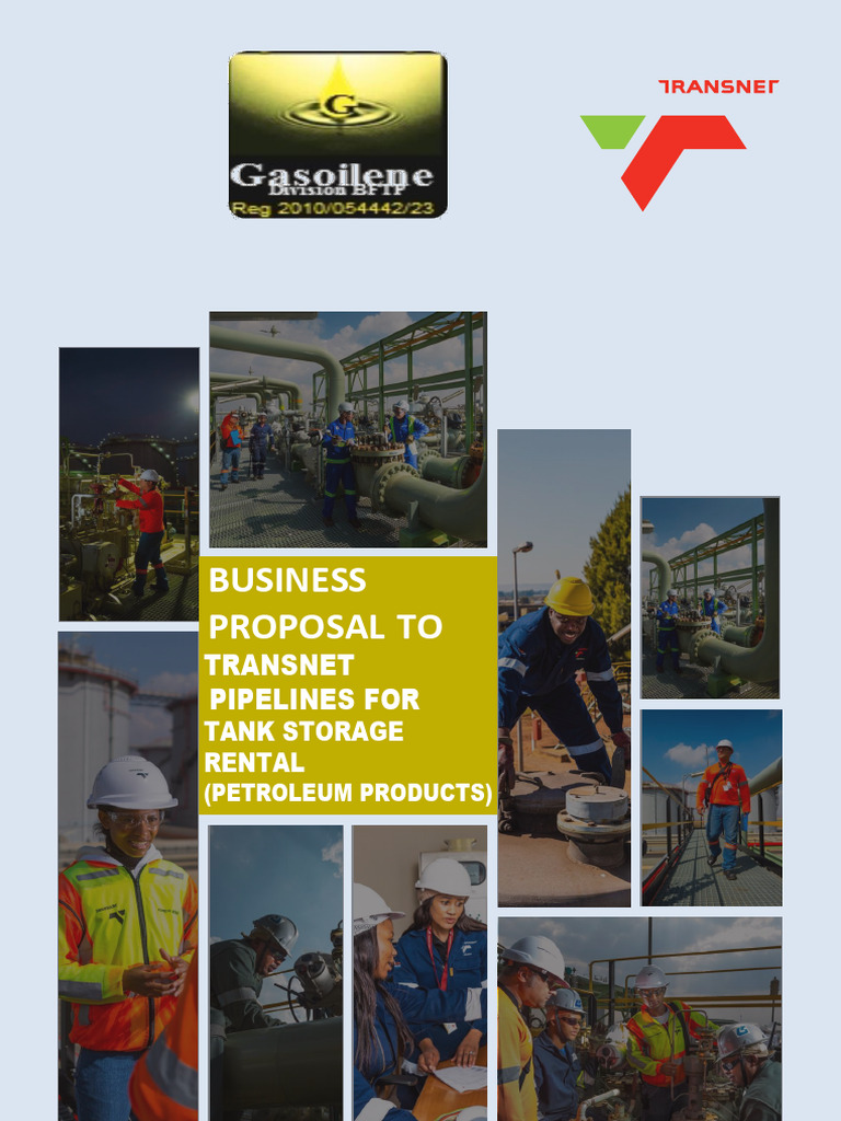 Transnet Tank Storage Proposal 2023 | PDF | Petroleum | Gasoline