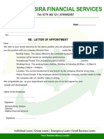 Mabira Appointment Letter2
