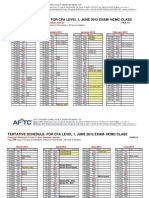 Cfa Timetable 2012jun Lv1 Aftc HCMC