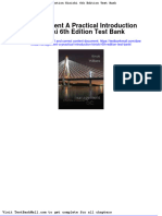 Full Download Management A Practical Introduction Kinicki 6th Edition Test Bank PDF Full Chapter