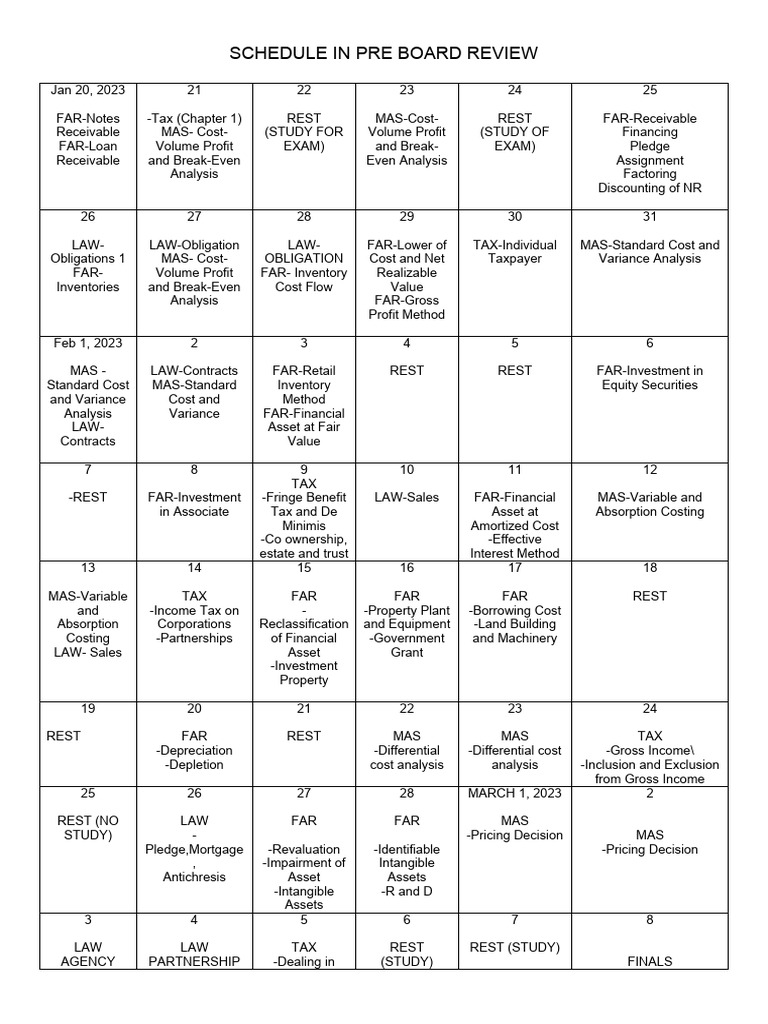 schedule-in-pre-board-review-pdf-taxes-income