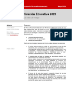 BCN Plan Reactivacion Educativa Avance Mayo 2023 Final