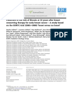 Predictors of the risk of fibrosis at 10 years after breast conserving therapy for early breast cancer – A study based on the EORTC trial 22881–10882 ‘boost versus no boost’ / European Journal of Cancer Collette, 2008