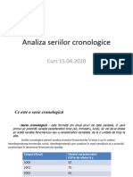 Analiza Seriilor Cronologice (Curs 15 04 2020)