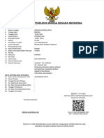 Biodata Penduduk Warga Negara Indonesia: No. KK NIK 3216080602130015 3216085808890009