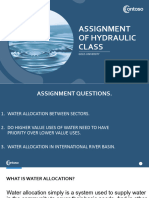 Assignment of Hydraulic Class
