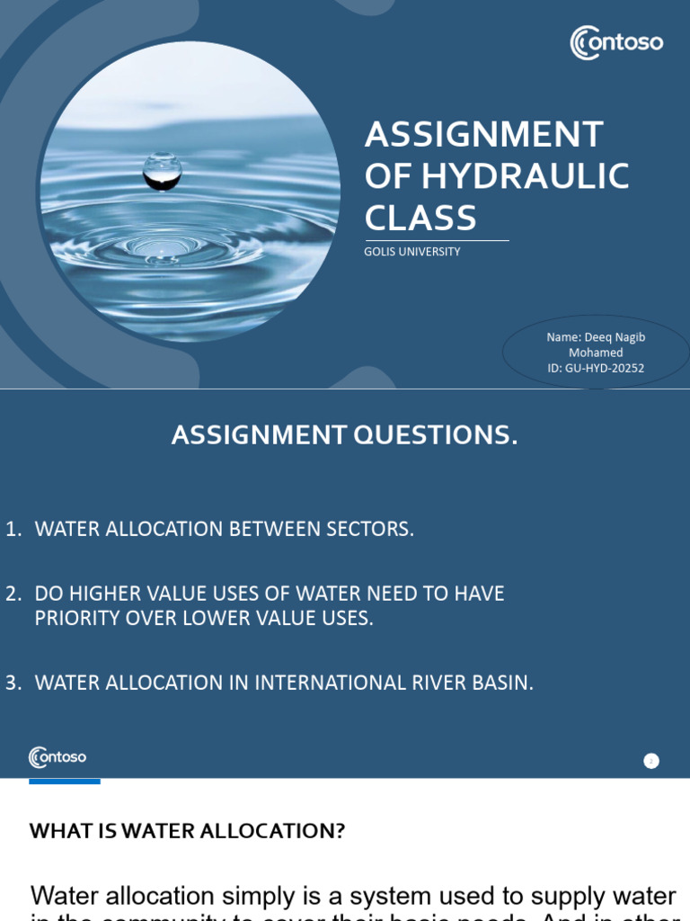 Water Allocation Strategies Explained | PDF | Water | Agriculture