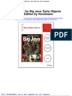 Full Download Test Bank For Big Java Early Objects 6th Edition by Horstmann PDF Full Chapter