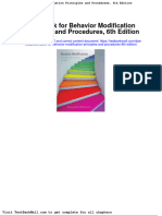 Full Download Test Bank For Behavior Modification Principles and Procedures 6th Edition PDF Full Chapter