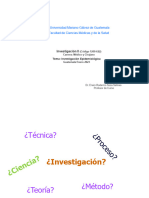 Investigación Epidemiológica