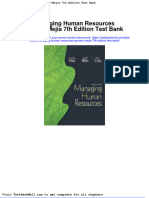 Full Download Managing Human Resources Gomez Mejia 7th Edition Test Bank PDF Full Chapter