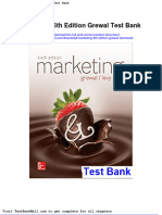 Full Download Marketing 6th Edition Grewal Test Bank PDF Full Chapter