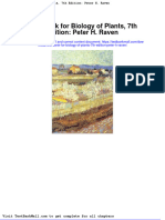 Full Download Test Bank For Biology of Plants 7th Edition Peter H Raven PDF Full Chapter