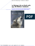 Full Download Test Bank For Biology Life On Earth With Physiology 9th Edition Audesirk PDF Full Chapter