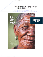 Full Download Test Bank For Biology of Aging 1st by Mcdonald PDF Full Chapter