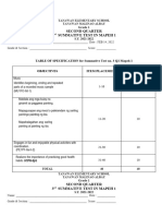 3rd Summative Test Mapeh 1 Q2