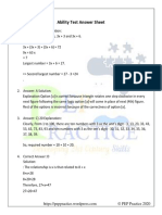Pep Practice Ability Test Booklet Answer Sheet C2a9 Pep Practice 2020