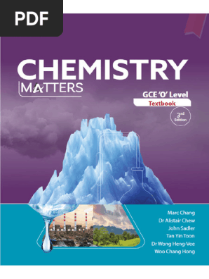 Chemistry Matters Gce o Level Textbook 3nbsped 9789814988056 Compress