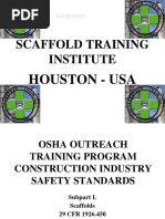 Basic Scaffolding Training Overview | PDF | Scaffolding