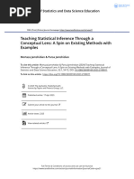 Bayesian Approach to Statistics Education | PDF | Statistical