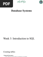 SQL Lecture 1