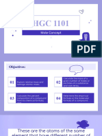 HGC1101 Recorded Lec On Mole Concept