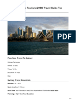 Sydney Australia Tourism 2024 Travel Guide Top Places