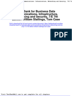 Test Bank For Business Data Communications-Infrastructure, Networking and Security, 7/E 7th Edition William Stallings, Tom Case