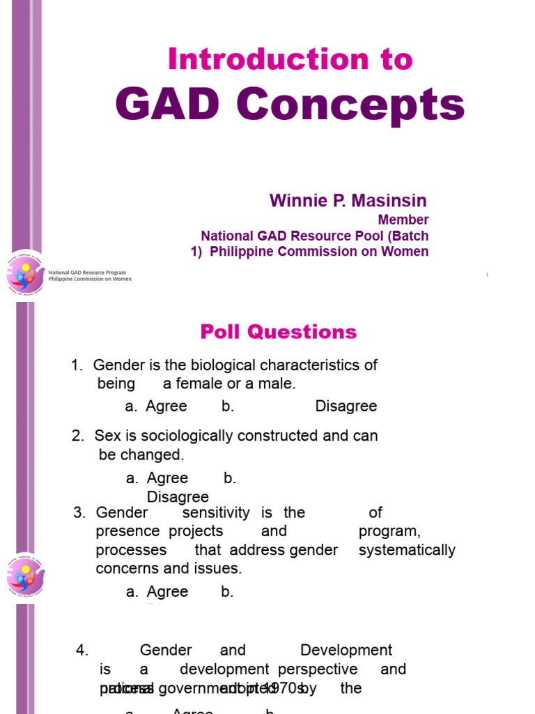 Understanding Gender and Development Concepts | PDF | Reproductive ...
