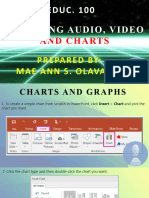 Inserting Audio, Video, Charts in Powerpoint-Mae Ann S. Olavario