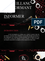 Surveillance Informant and Informer
