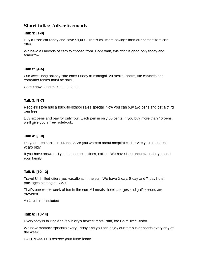 Short Talks Download Free Pdf Rain