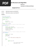 DSA 2nd Assignment