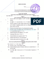 Mat201partial Differential Equations and Complex Analysis, December 2020