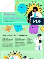 Illustrated Bacteria and Viruses For Elementary Presentation