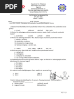 q1-G8 Science Exam - 2023