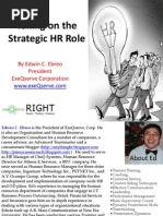 Download Presentation on Strategic HR Management from HR Philipppines Eyeball Learning Session by Edwin Ebreo SN70038479 doc pdf