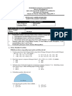 Soal Pas Matematika Kelas Vi