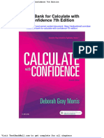 Full Download Test Bank For Calculate With Confidence 7th Edition PDF Full Chapter