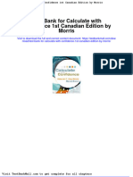 Full Download Test Bank For Calculate With Confidence 1st Canadian Edition by Morris PDF Full Chapter