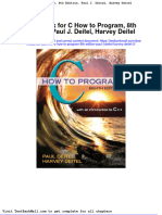 Full Download Test Bank For C How To Program 8th Edition Paul J Deitel Harvey Deitel 2 PDF Full Chapter