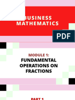 Module 1 Fractions 2