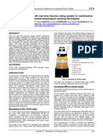 Belgian experience with real time thermal rating system in combination with DTS